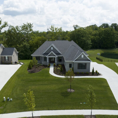 Mason Custom Home Drone View