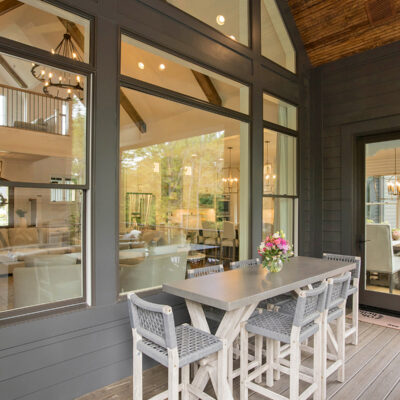 Woodford Custom Home Covered Porch