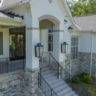 Mt Lookout Custom Home Front Porch