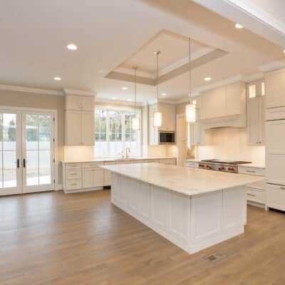 The Philadelphia Kitchen Island Tray Ceiling