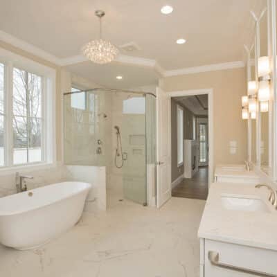 The Philadelphia Master Bathroom Large Walk-In Shower