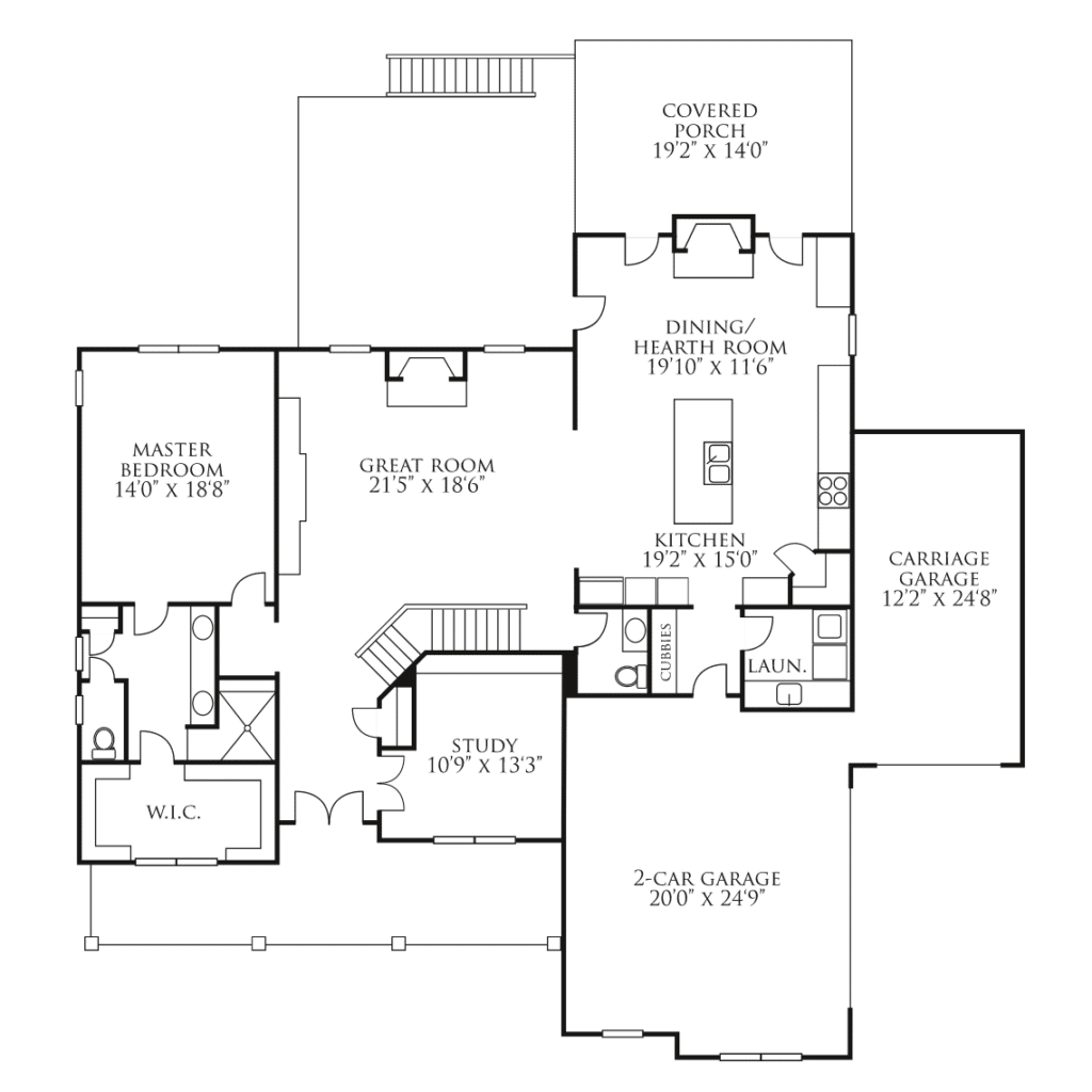 The Bradford 1st Floor Plan