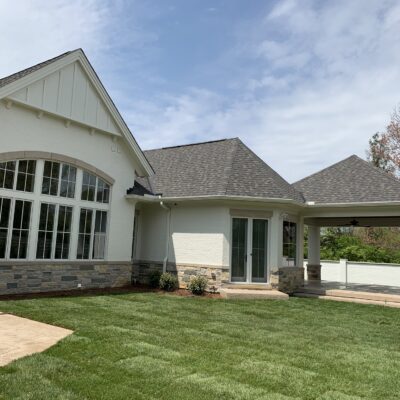 Mt Lookout Custom Home Rear View