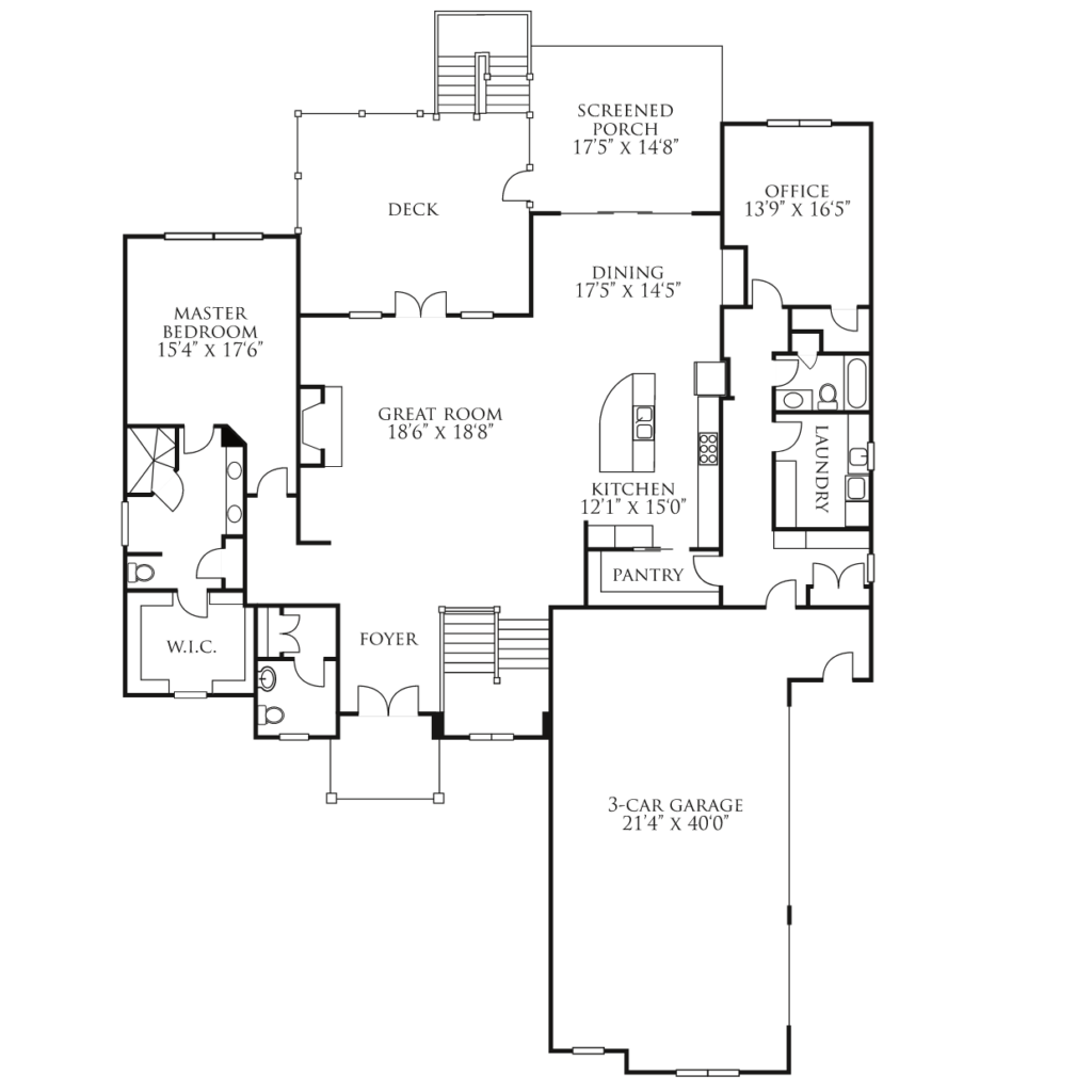 Reveli Ranch First floor Plan