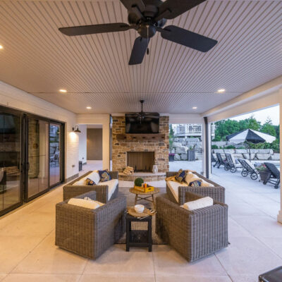 Covered Rear Patio