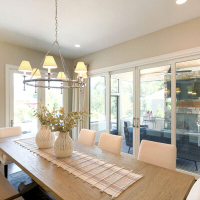 Dining Area with Outdoor Living Area Access