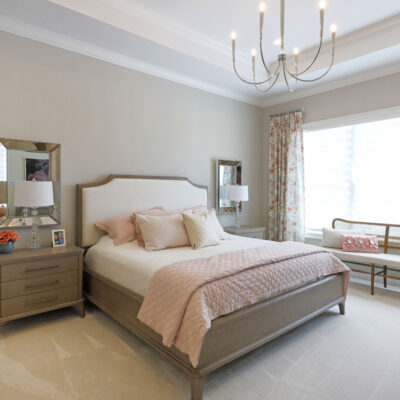 Primary Bedroom with Tray Ceiling