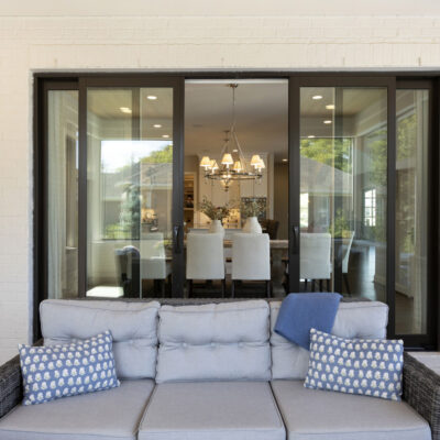 Covered Screen Porch with Access to Kitchen and Bar