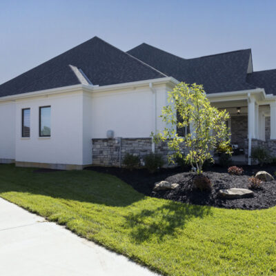 Front Side of Heartland Reserve Custom Home