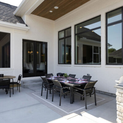 Grilling Station and Outdoor Dining Area