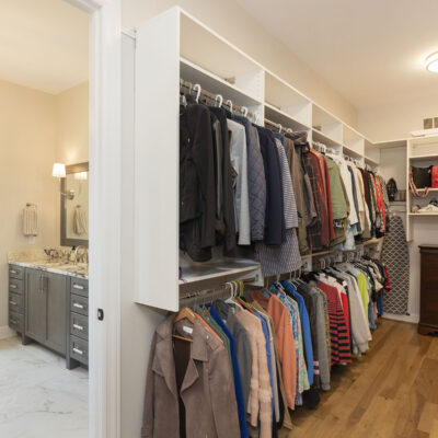 Walk-in Closet between the Laundry and Primary Bedroom