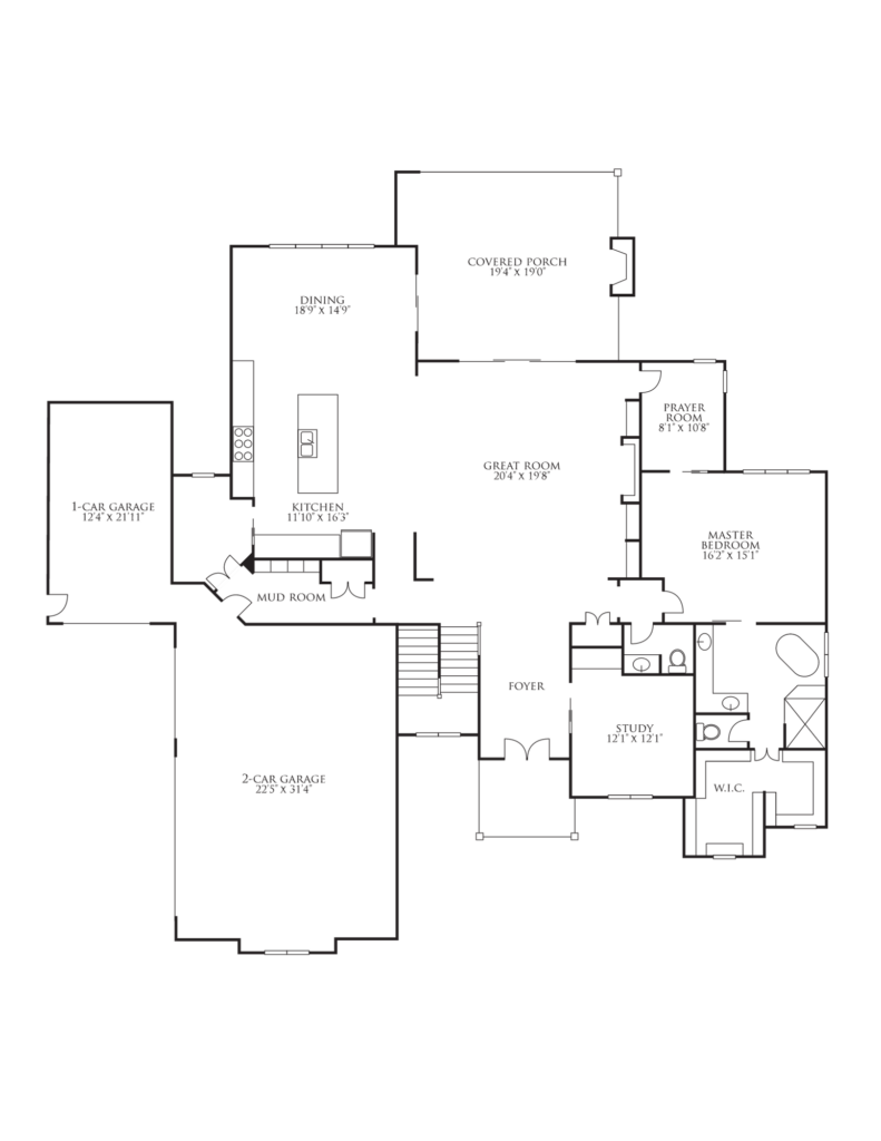 House of Peace First Floor Plan