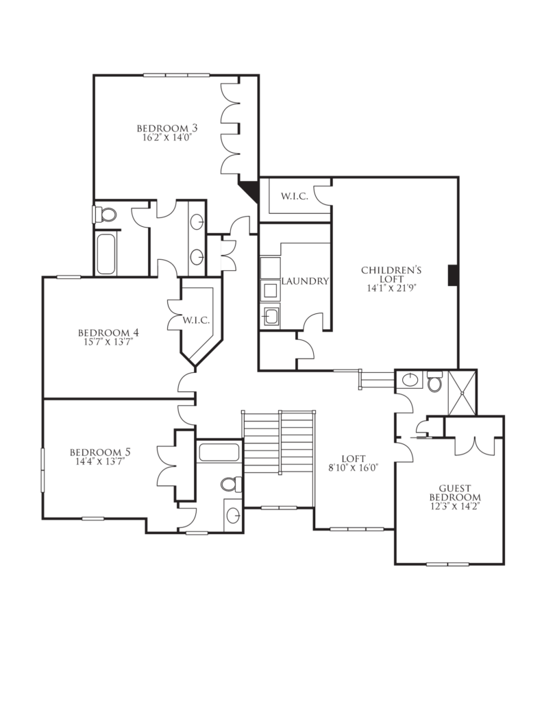 House of Peace Second Floor Plan