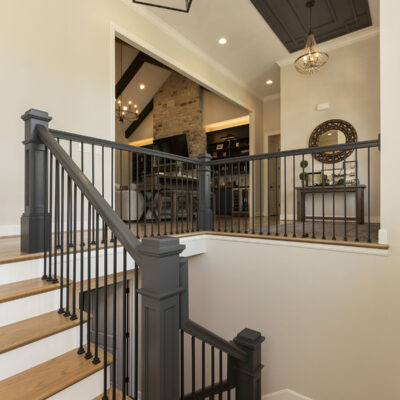 Custom Stairway and Entry Detailed Ceiling