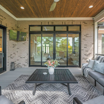 Screened-In Deck off Great Room and Kitchen