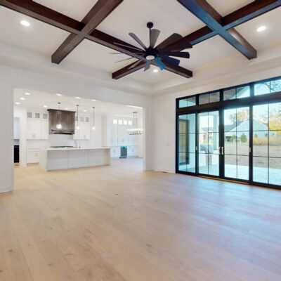 Great Room open to Kitchen and Access to Covered Porch