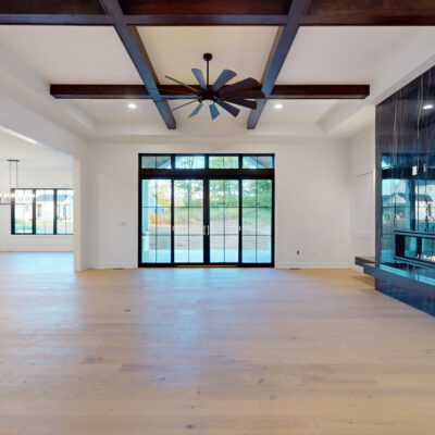 Great Room and Kitchen View From Entry