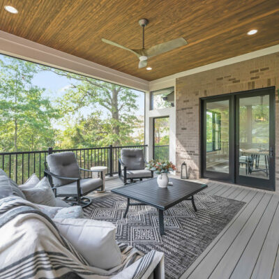 Screened-In Deck off Great Room and Kitchen