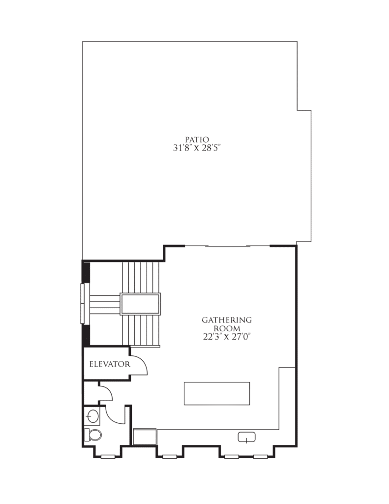 River Belle Row House Floor Plan