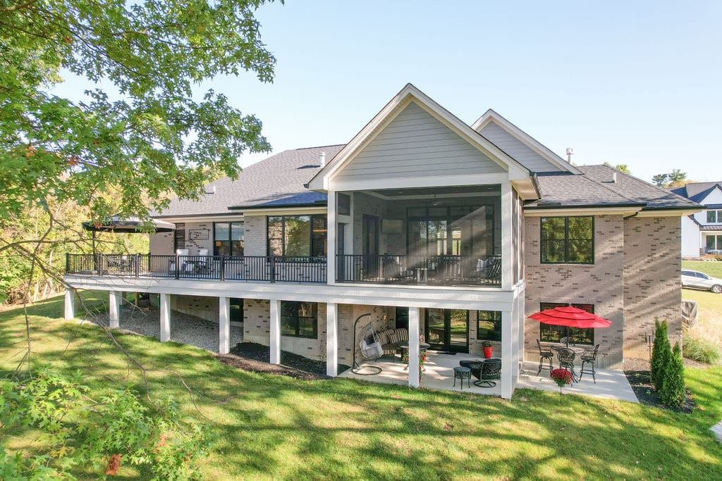 House of Tranquility Covered Screened In Porch and Deck, Green Township, Ohio