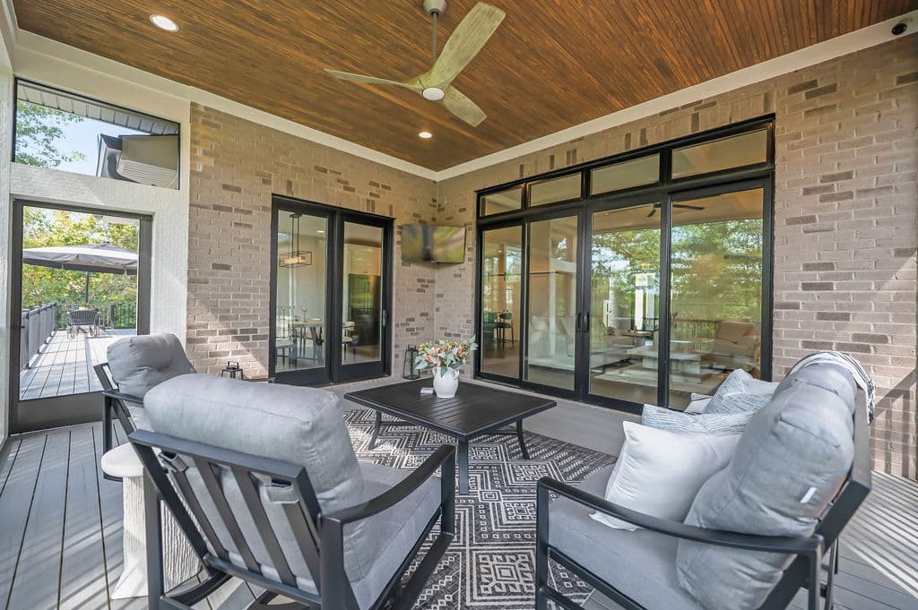 House of Tranquility Covered Screened In Porch and Deck, Green Township, Ohio