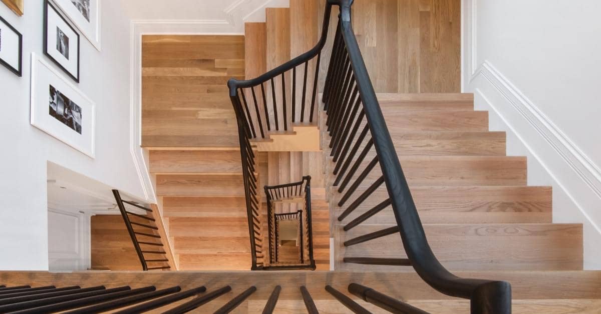 Millard Fillmore Custom Staircase With Multiple Landings
