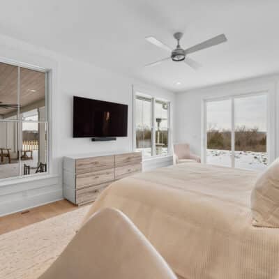 Primary Bedroom at Luxury farmhouse