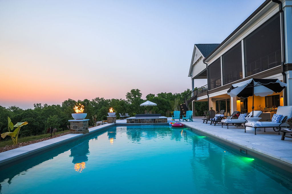 Screened-In Porch with Pool and Patio