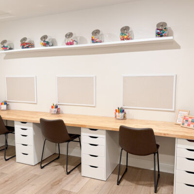 Homework Craft Room In A Custom Home