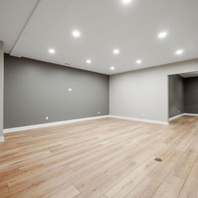 Lower Level Rec Room with bar