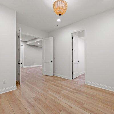 Lower level Play Room with Storage