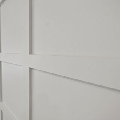 Lower Level Accent Wall Detail of Wainscotting