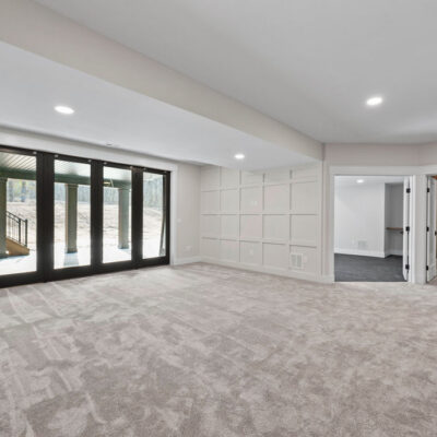 Lower Level Walk-out Exercise Room and Music Room