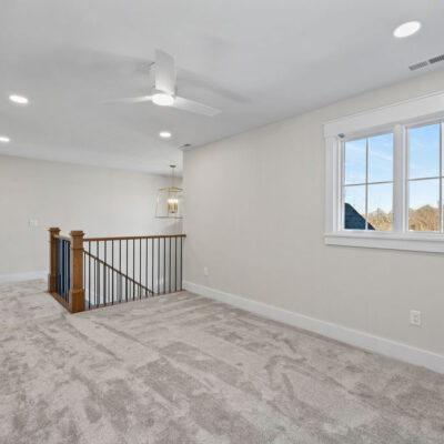 Second Floor Balcony with Staircase and Window
