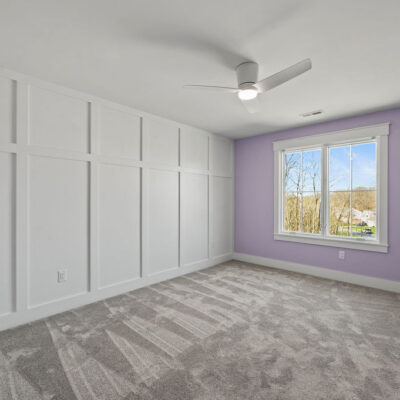 Second Floor Bedroom With Wainscotting Accent Wall