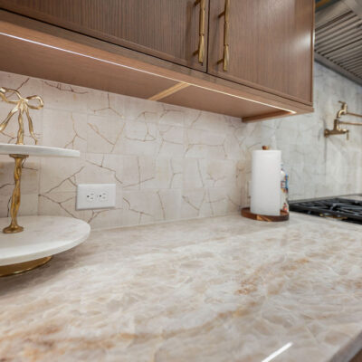 Taj Mahal Quartzite kitchen counter