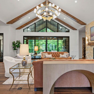 Line Of Site From Entry Through Great Room To Outdoor Living Space