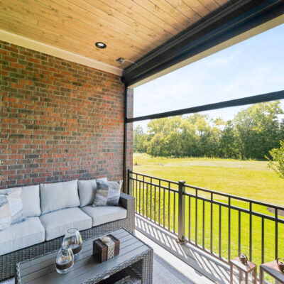 Cigar Porch With Electric Screen Off Home Office