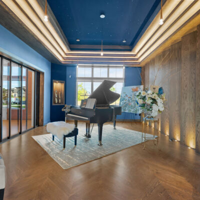 Acoustically Designed Piano Room In Custom Home
