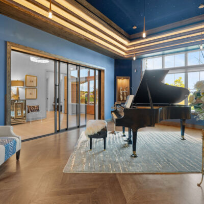 Acoustically Designed Piano Room In Custom Home