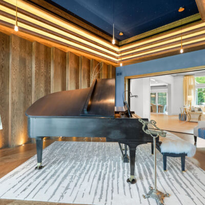 Acoustically Designed Piano Room In Custom Home