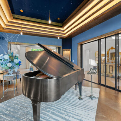 Acoustically Designed Piano Room In Custom Home