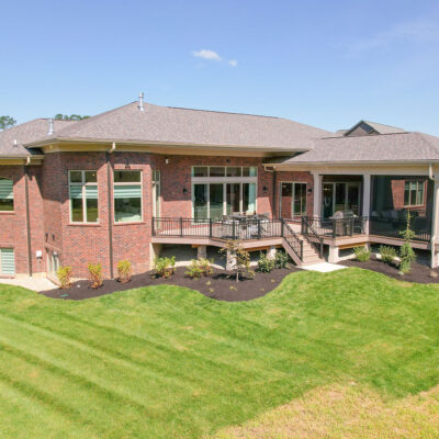 Rear Screened-In Porch with Sun Deck