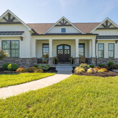 Modern Farmhouse Covered Front Porch