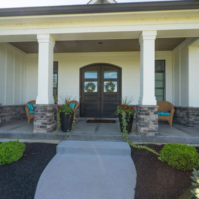 Modern Farmhouse Covered Front Porch