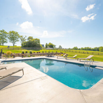 Modern Farmhouse with Pool and Patio
