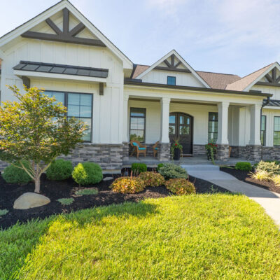Modern Farmhouse Covered Front Porch